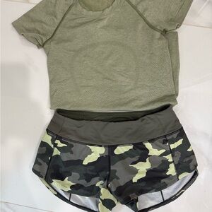 Lululemon Athletica Camouflage Patterned Apparel